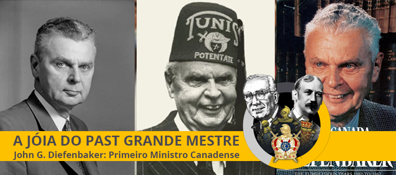 Apresentação da Jóia de Past Grande Mestre ao Primeiro Ministro Canadense