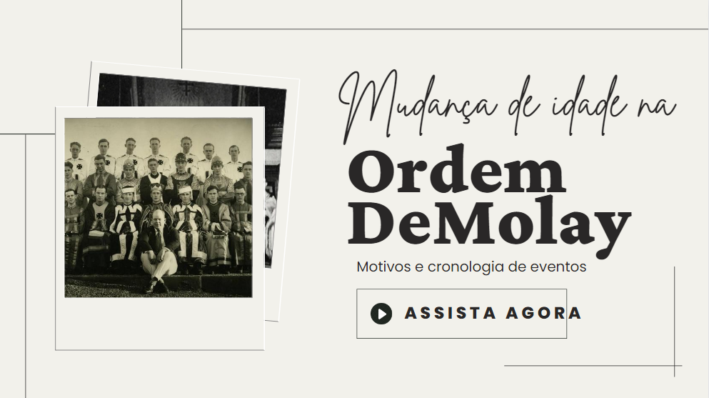 Mudanças de Idade na admissão a Ordem DeMolay